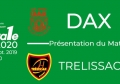 FED1 - 2019/2020 - J3 : DAX - TRELISSAC : Présentation du match