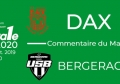 FED1 - 2019/2020 - J5 : DAX - BERGERAC : Commentaire du match