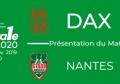 FED1 - 2019/2020 - J7 : DAX - NANTES : Présentation du match