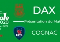 FED1 - 2019/2020 - J9 : DAX - COGNAC : Présentation du match