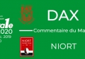 FED1 - 2019/2020 - J12 : DAX - NIORT : Commentaire du match