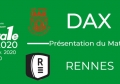 FED1 - 2019/2020 - J17 : DAX - RENNES : Présentation du match