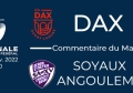 J19 : Dax - Soyaux-Angoulême : Commentaire du match