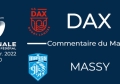 J23 : Dax - Massy : Commentaire du match