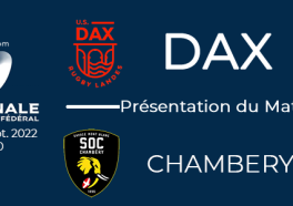 J3 : Dax - Chambery : Présentation du match