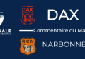 J13 : Dax - Narbonne : Commentaire du match