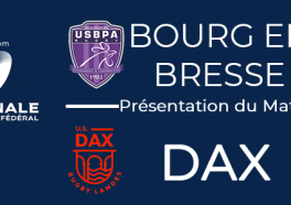 J14 : Bourg-en-Bresse - Dax : Présentation du match