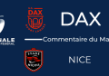J15 : Dax - Nice : Commentaires de match