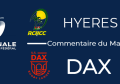 J24 : Hyères - Dax : Commentaire du match