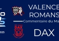 J2 : Valence-Romans - Dax