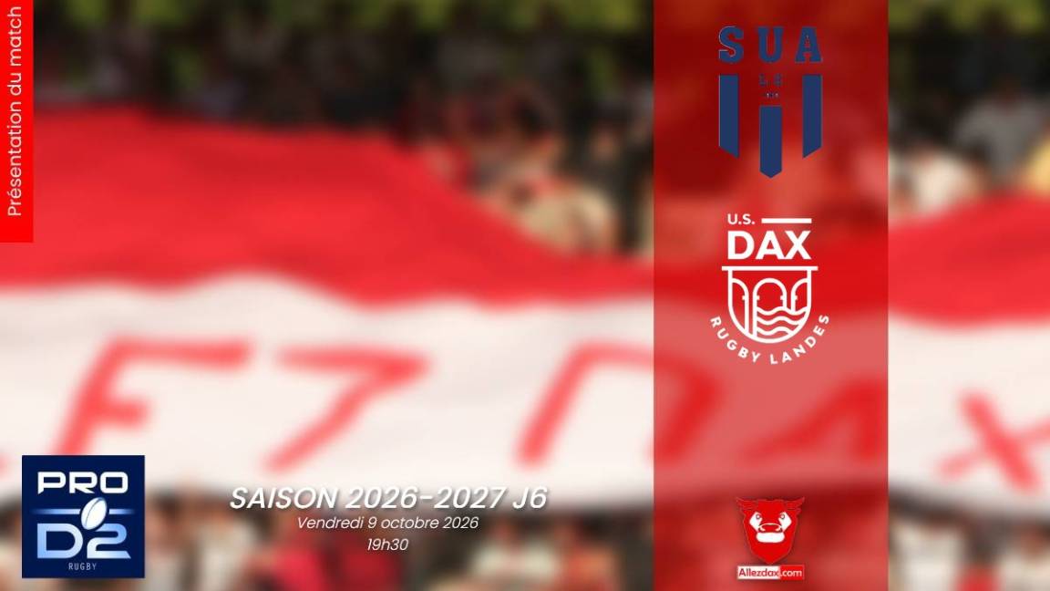 PROD2 2026-2027 J6 : AGEN - DAX