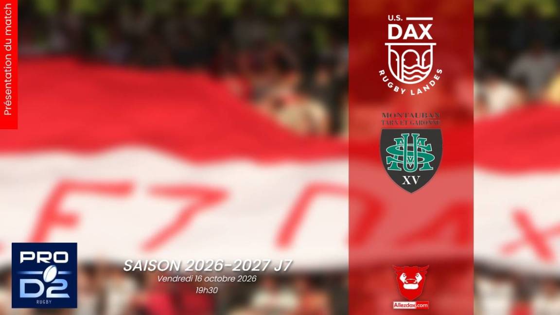 PROD2 2026-2027 J7 : DAX - MONTAUBAN